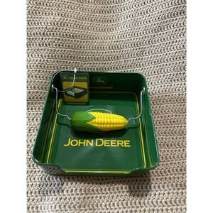 John Deere Napkin Holder Green Yellow Corn Cob Weight Farmhouse Country Decor